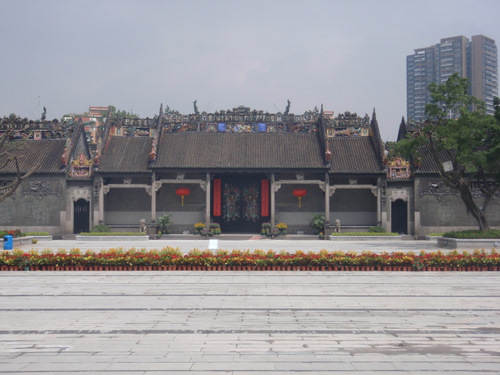 This is now the back of the Chen Ancestral Home.